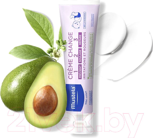 Изображение товара Крем под подгузник Mustela Bebe Защитный (100мл)