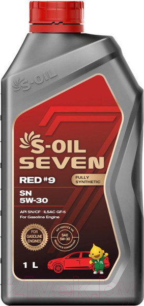 Изображение товара Моторное масло S-Oil Seven Red №9 SN 5W30 / E107628 (1л)