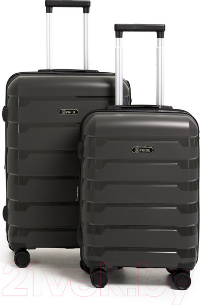 Изображение товара Чемодан на колесах PRIDE РР-9602 (S, серый)