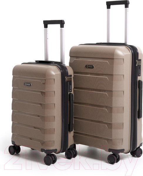 Изображение товара Чемодан на колесах PRIDE РР-9602 (S, шампань)