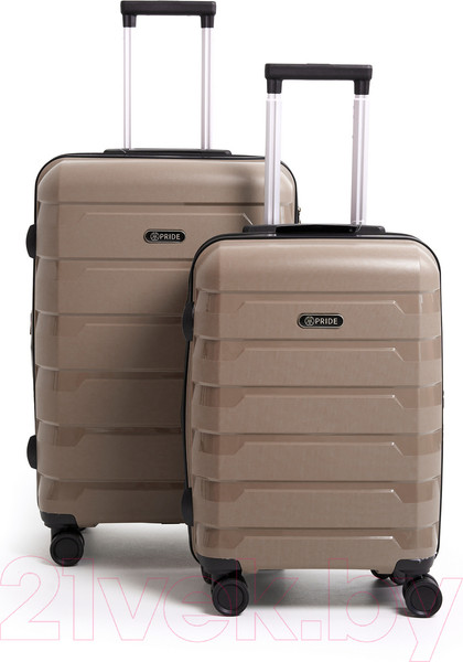 Изображение товара Чемодан на колесах PRIDE РР-9602 (S, шампань)