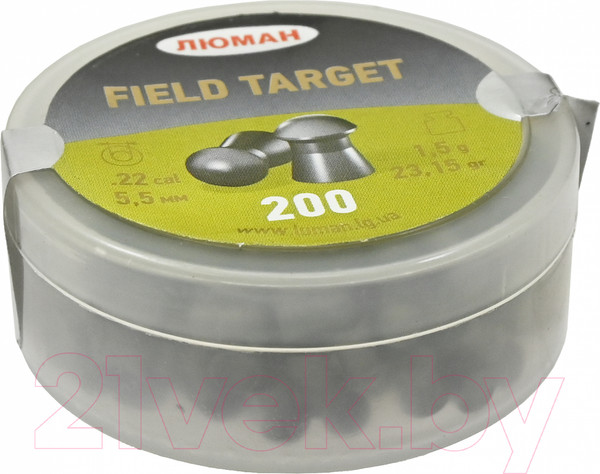Изображение товара Пульки для пневматики Люман Field Target 1.5г (200шт)