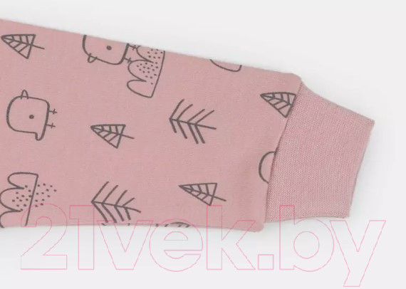 Изображение товара Набор комбинезонов для малышей MOWbaby Birds / 1282 (Rose, р.62)