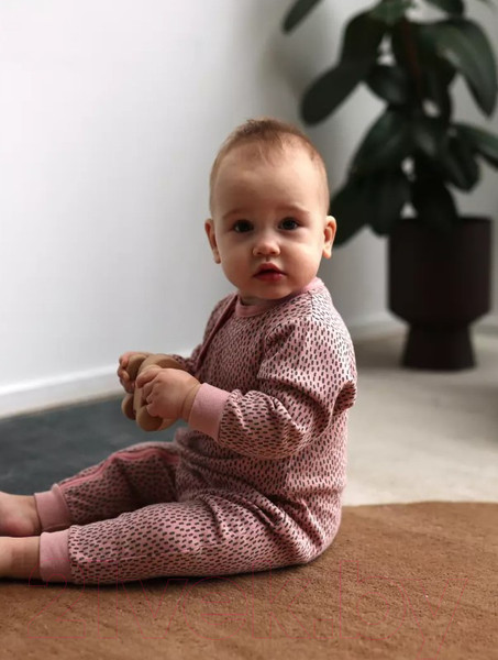 Изображение товара Набор комбинезонов для малышей MOWbaby Birds / 1282 (Rose, р.62)