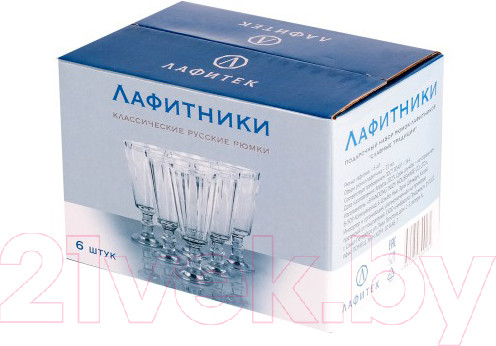 Изображение товара Набор рюмок Лафитек Славные традиции (6шт)