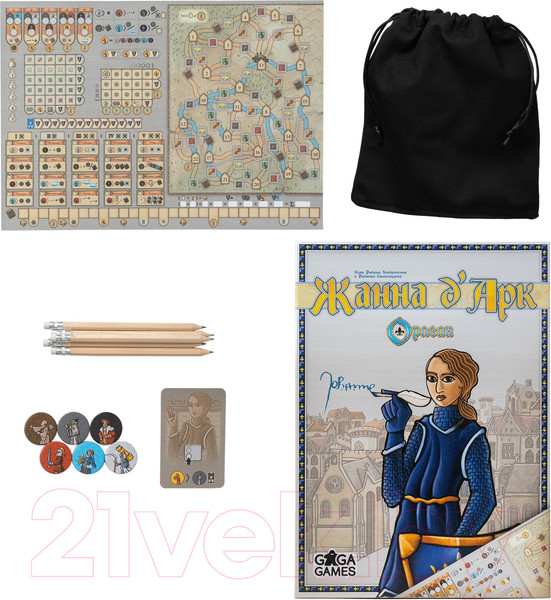 Изображение товара Настольная игра GaGa Орлеан. Жанна д'Арк / GG423