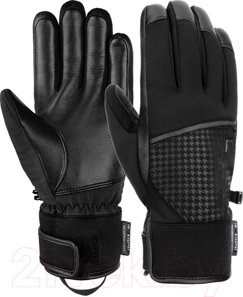 Изображение товара Перчатки лыжные Reusch Mara R-Tex Xt / 6231209-7697 (р-р 6.5, Black/Pied De Poule)