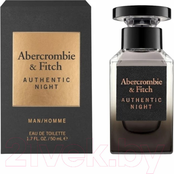 Изображение товара Туалетная вода Abercrombie & Fitch Authentic Night Man (50мл)