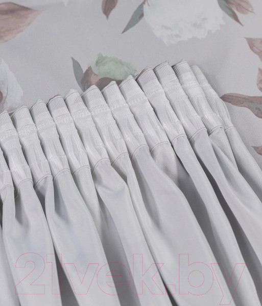 Изображение товара Штора LEGRAND Букет габардин 150x260 / 58122925 (зеленый)