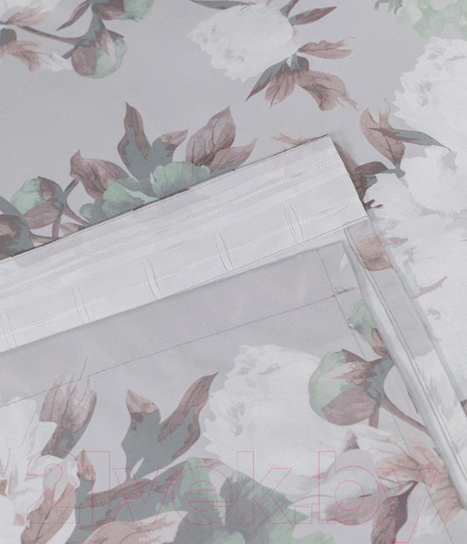 Изображение товара Штора LEGRAND Букет габардин 150x260 / 58122925 (зеленый)