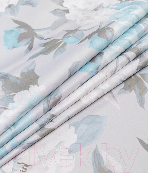 Изображение товара Штора LEGRAND Букет габардин 150x260 / 58122925 (зеленый)