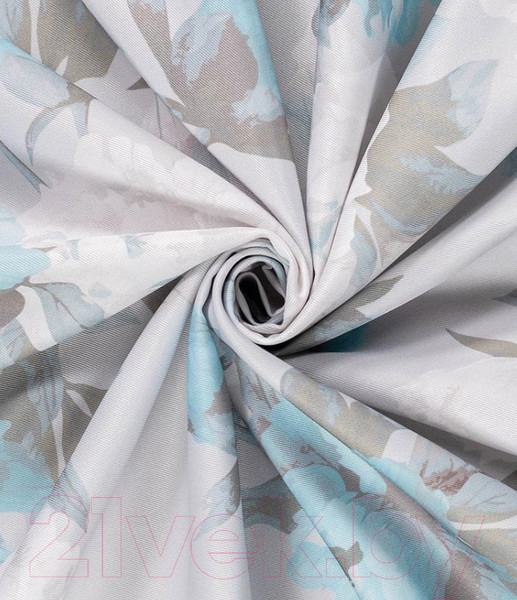 Изображение товара Штора LEGRAND Букет габардин 150x260 / 58122925 (зеленый)