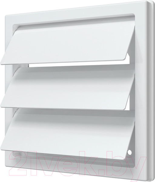 Изображение товара Решетка вентиляционная ERA С гравитационными жалюзи 1515К12.5Ф (белый)