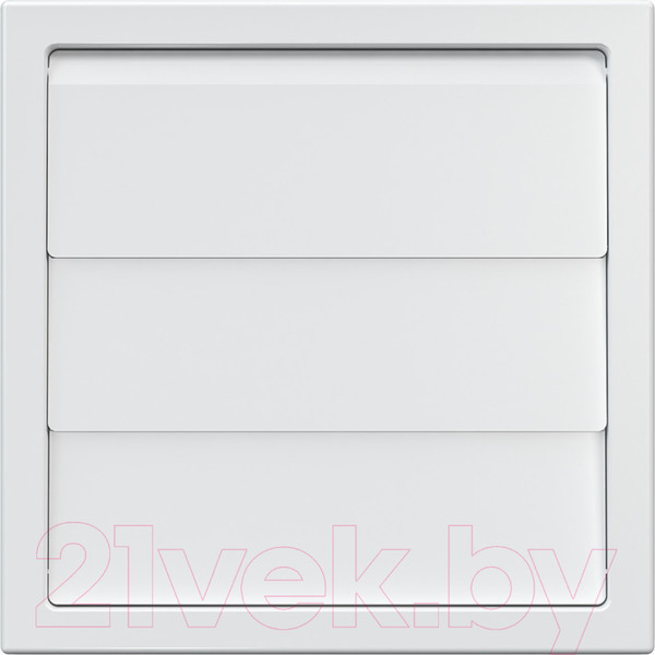 Изображение товара Решетка вентиляционная ERA С гравитационными жалюзи 1515К12.5Ф (белый)