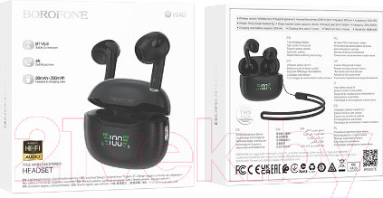 Изображение товара Беспроводные наушники Borofone BW40 TWS (черный)