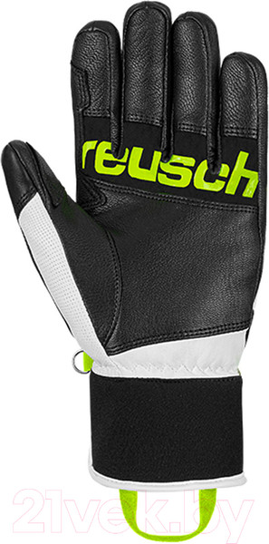 Изображение товара Перчатки лыжные Reusch Classic Pro / 6301101-7746 (р-р 8.5, Black/White/Safety Yellow)