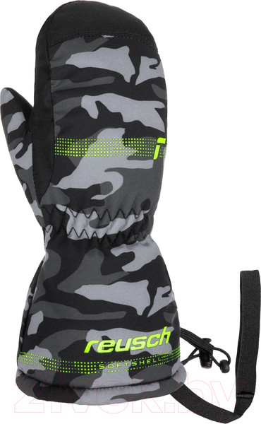 Изображение товара Варежки лыжные Reusch Maxi R-Tex Xt Mitten / 6285515-7696 (р-р 2, Black/Grey Camou)