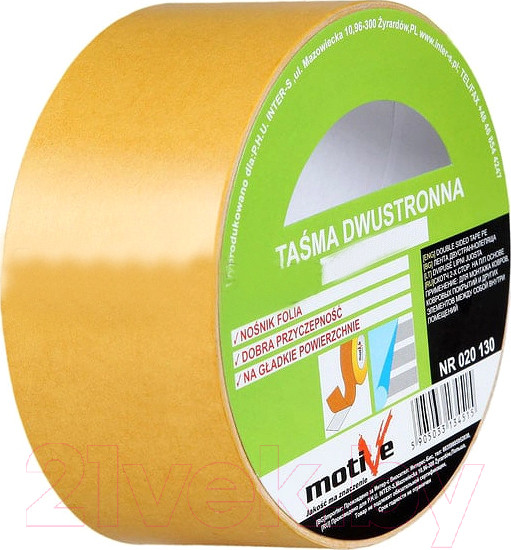 Изображение товара Скотч двухсторонний Motive 0.038x5м / 020125