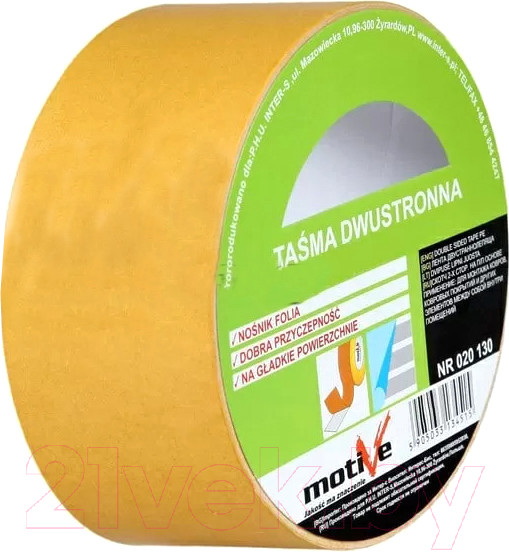 Изображение товара Скотч двухсторонний Motive 0.050x5м / 020128