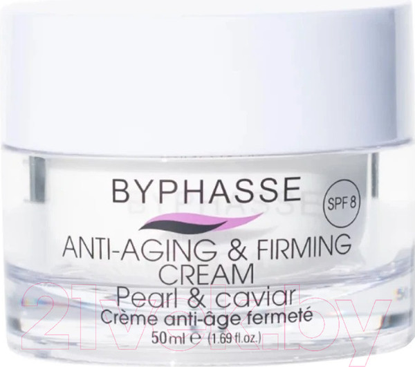 Изображение товара Крем для лица Byphasse PRO40 С экстрактом жемчуга и икры с антивозрастным эфектом (60мл)