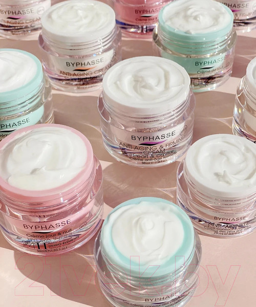 Изображение товара Крем для лица Byphasse PRO40 С экстрактом жемчуга и икры с антивозрастным эфектом (60мл)