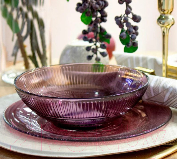 Изображение товара Набор столовой посуды Luminarc Идиллия Лилак O0325 (43пр)