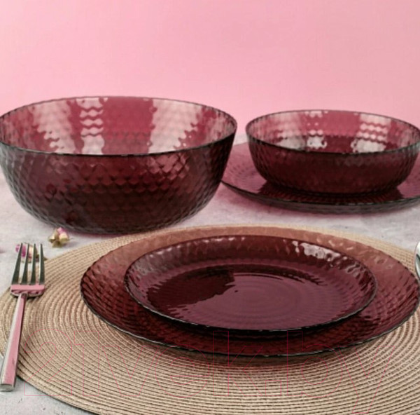 Изображение товара Набор столовой посуды Luminarc Идиллия Лилак O0325 (43пр)