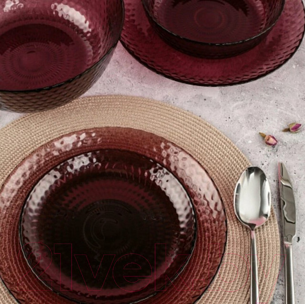 Изображение товара Набор столовой посуды Luminarc Идиллия Лилак O0325 (43пр)