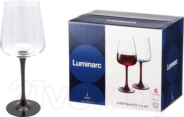 Изображение товара Набор бокалов Luminarc Контрасто P8921 (6шт)