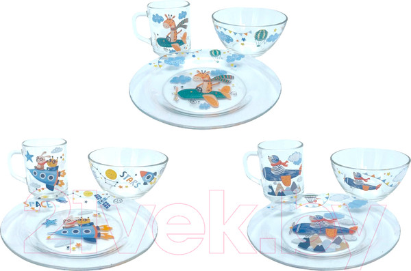 Изображение товара Набор столовой посуды ОСЗ Авиаторы / 2-18с2048 ДЗ