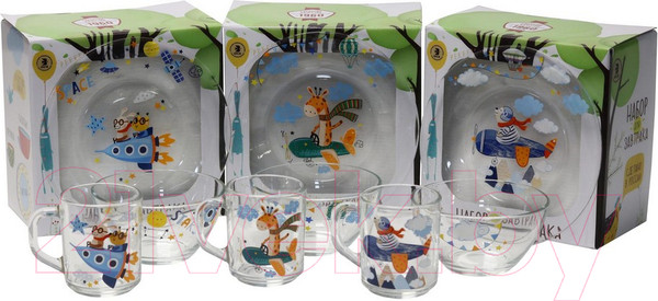 Изображение товара Набор столовой посуды ОСЗ Авиаторы / 2-18с2048 ДЗ