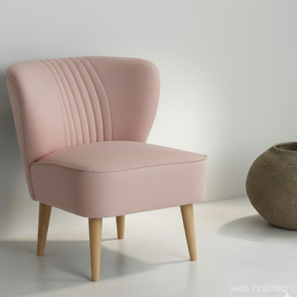 Изображение товара Кресло мягкое Mio Tesoro Унельма (Malmo 61 Pink)