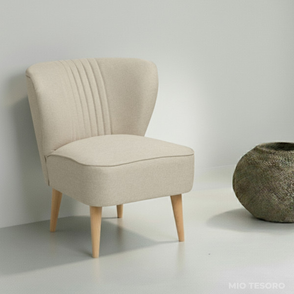 Изображение товара Кресло мягкое Mio Tesoro Унельма (Twist 01 Ceam)