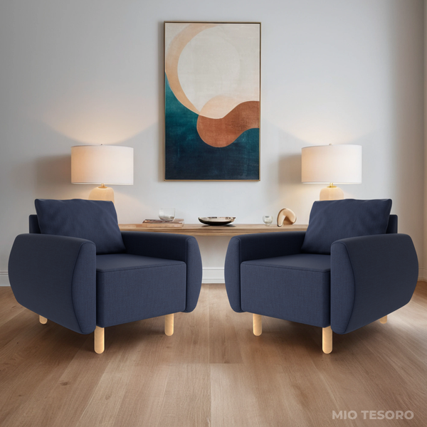 Изображение товара Кресло мягкое Mio Tesoro Тулисия (Malmo 79 Blue)