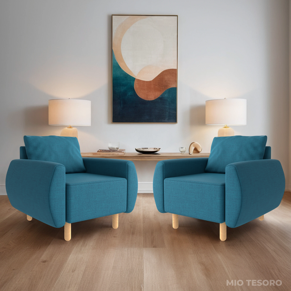 Изображение товара Кресло мягкое Mio Tesoro Тулисия (Twist 12 Petrol Turquoise)