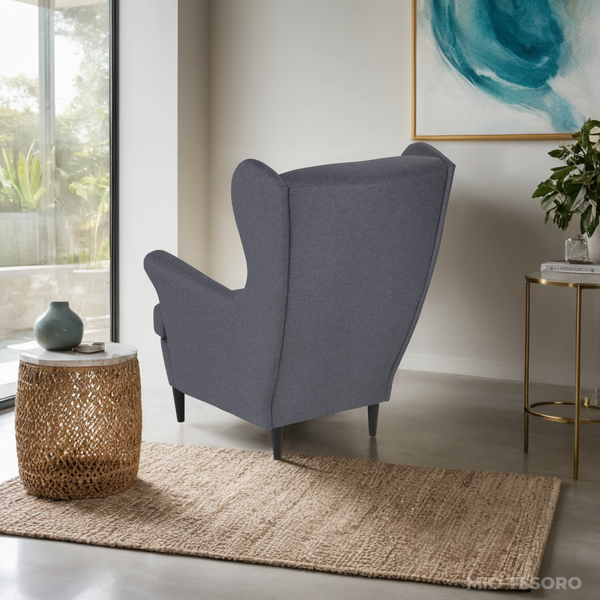 Изображение товара Кресло мягкое Mio Tesoro Тойво (Twist 20 Dark Grey)