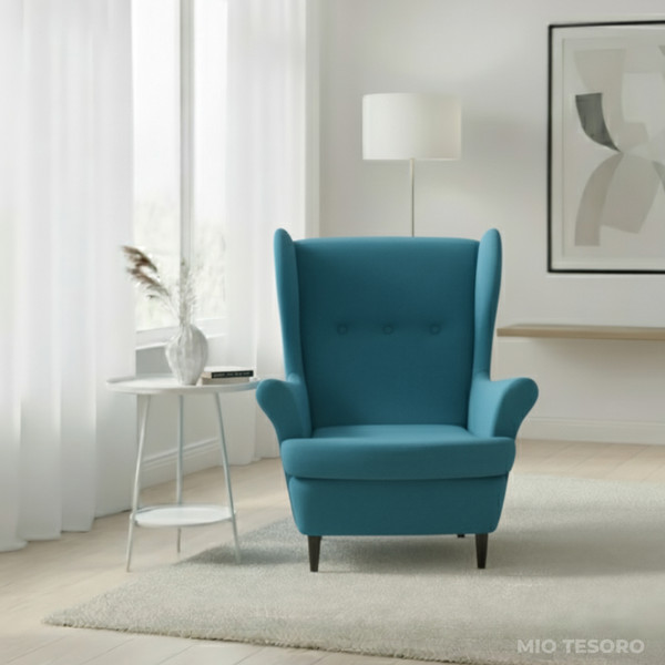 Изображение товара Кресло мягкое Mio Tesoro Тойво (Twist 12 Petrol Turquoise)