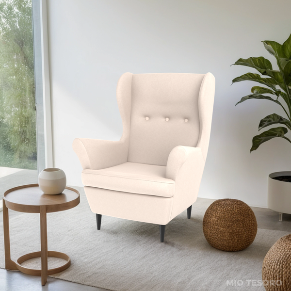 Изображение товара Кресло мягкое Mio Tesoro Тойво (Twist 01 Cream)
