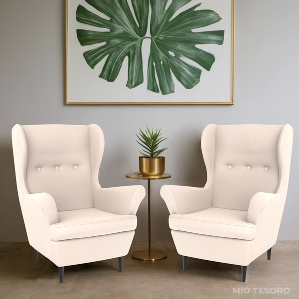 Изображение товара Кресло мягкое Mio Tesoro Тойво (Twist 01 Cream)