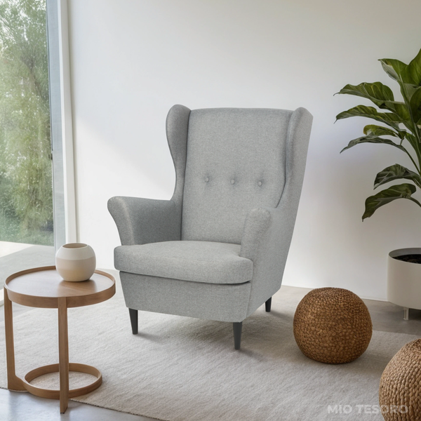 Изображение товара Кресло мягкое Mio Tesoro Тойво (Malmo 90 Grey)