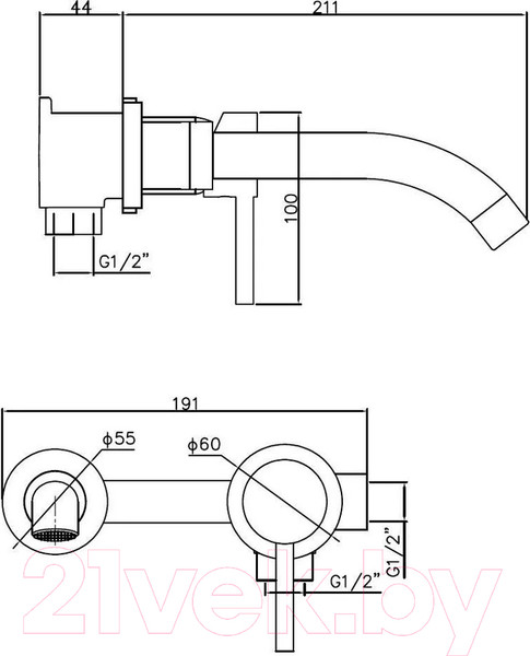 Изображение товара Смеситель Esko SM28 GLD