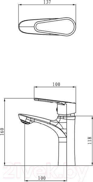 Изображение товара Смеситель Esko Mumbai / MI26