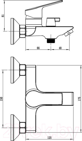 Изображение товара Смеситель Voda Rock RK54