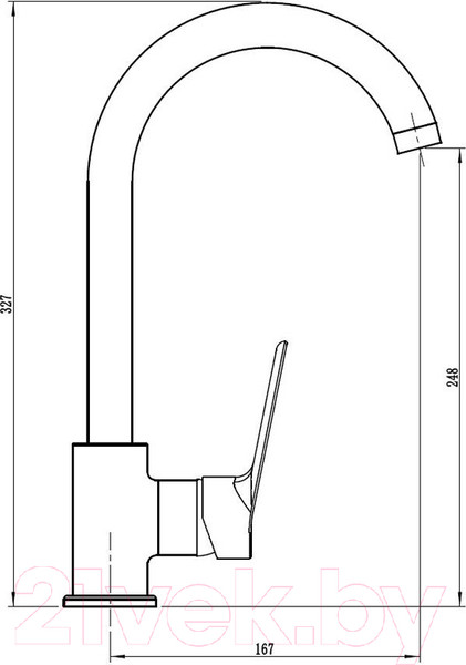 Изображение товара Смеситель Voda Storm STO519