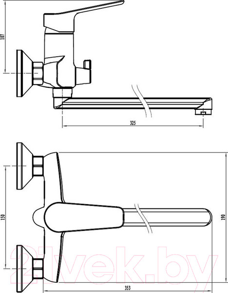Изображение товара Смеситель Voda Storm STO31