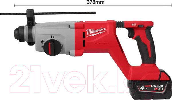 Изображение товара Перфоратор Milwaukee M18 BLHACD-502X / 4933492480