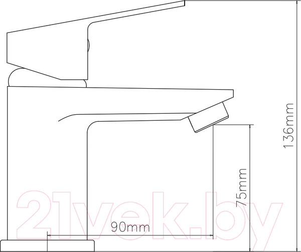 Изображение товара Смеситель Voda Level LV26