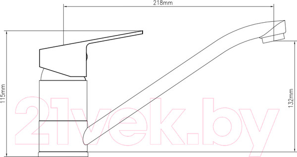 Изображение товара Смеситель Voda Level LV05