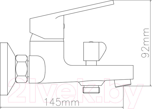 Изображение товара Смеситель Voda Level LV54acs