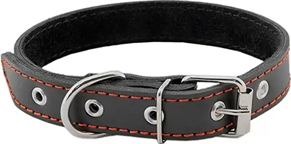 Изображение товара Ошейник Homepet 25мм 35-47см / 75889 (черный)